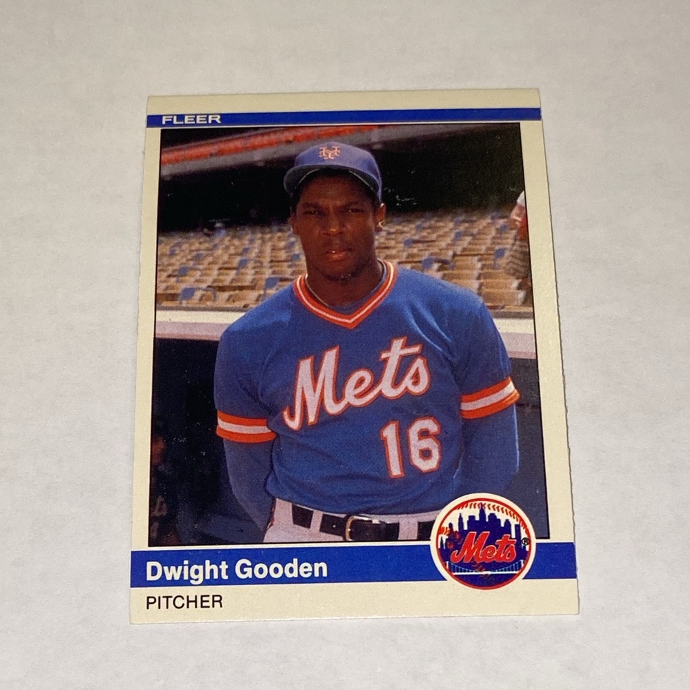 Dwight Gooden | 1984 Fleer Update Baseball Rookie Card | U-43 | AUTHENTIC.